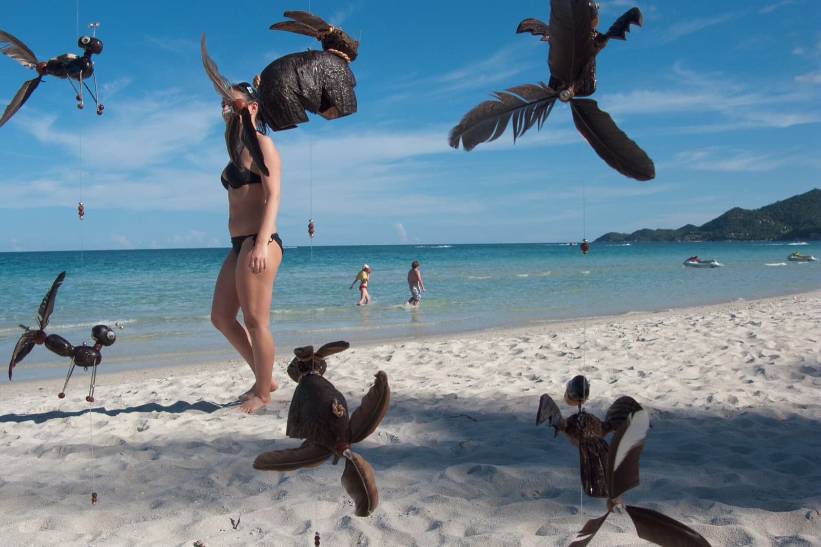 Palm-fringed beach on Koh Samui, Thailand